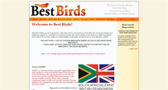 Desktop Screenshot of bestbirds.co.za